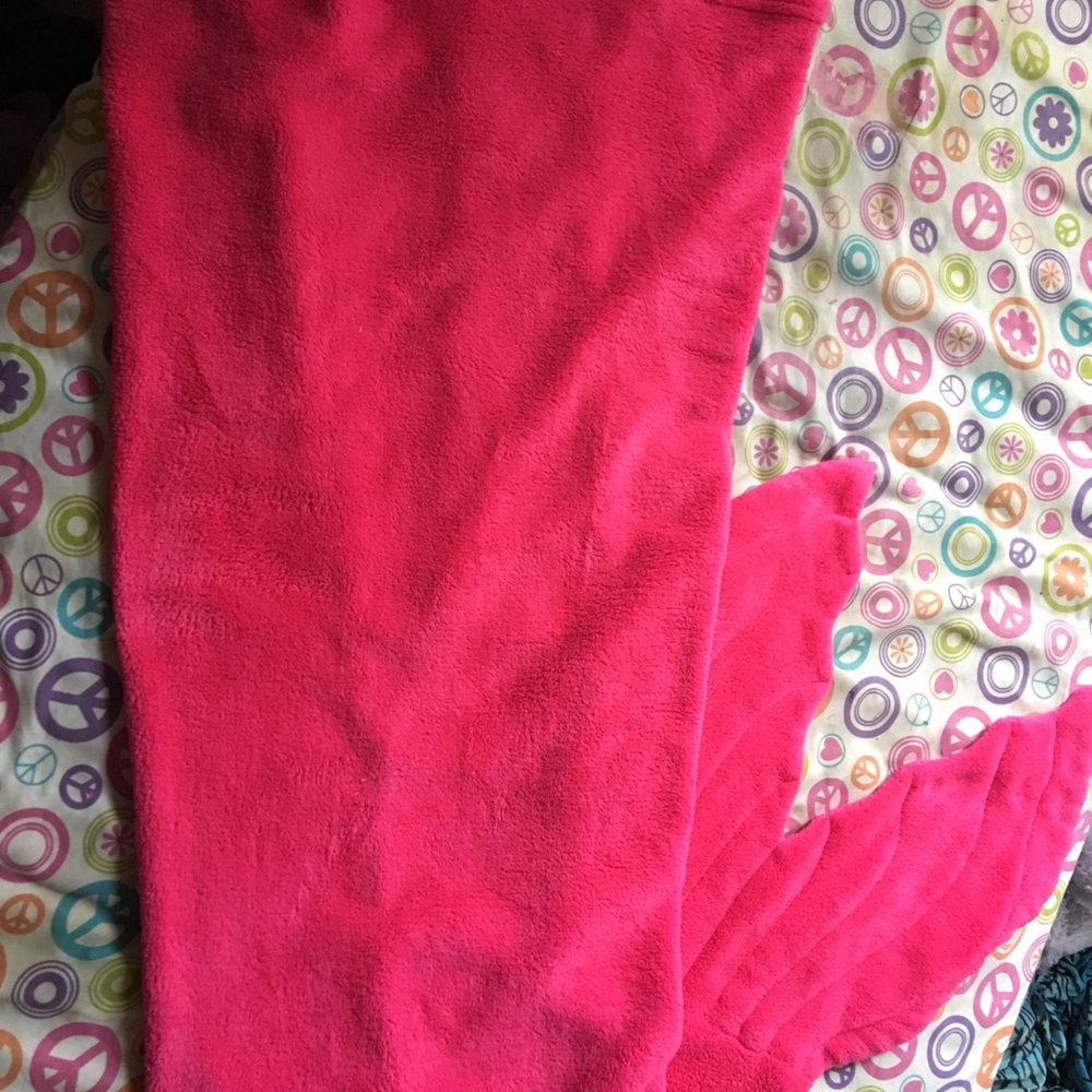 Pink mermaid Tale blanket for kids